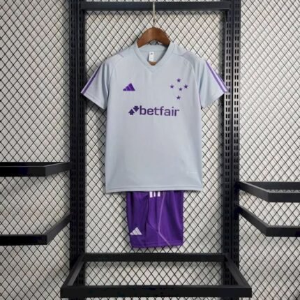 Kids Cruzeiro 2023/24 Grey Kit 6