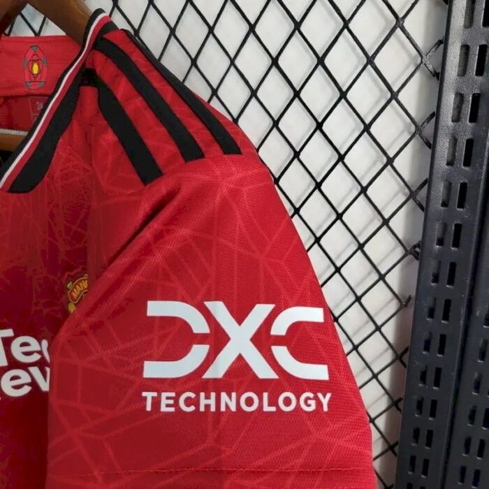 Kids Manchester United 2023/24 Home Kit 3