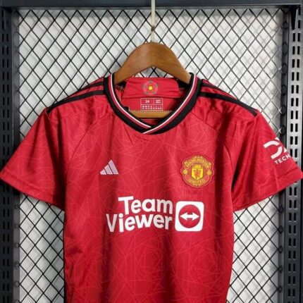 Kids Manchester United 2023/24 Home Kit 1