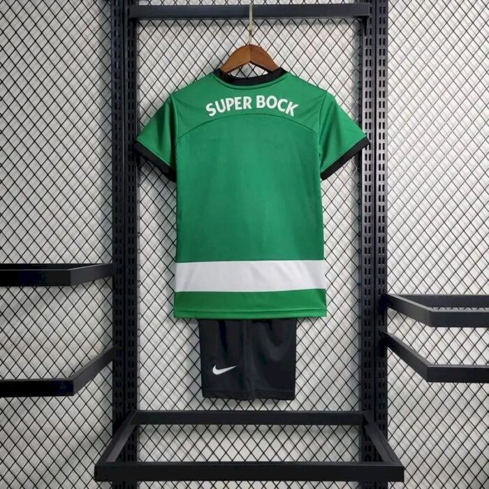 Kids Sporting CP 2023/24 Home Kit 7
