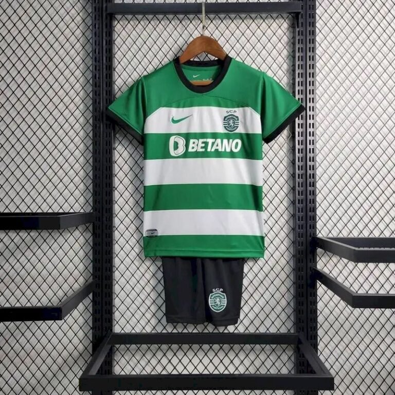 Kids Sporting CP 2023/24 Home Kit 3