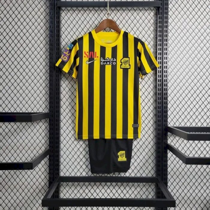 Kids Al-Ittihad FC 2023/24 Home Kit 11