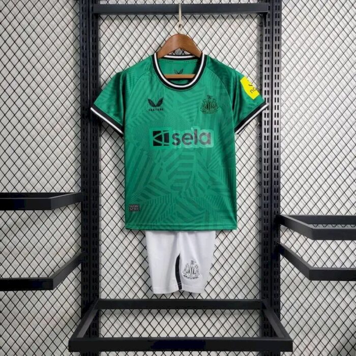 Kids Newcastle United 2023/24 Away Kit 2