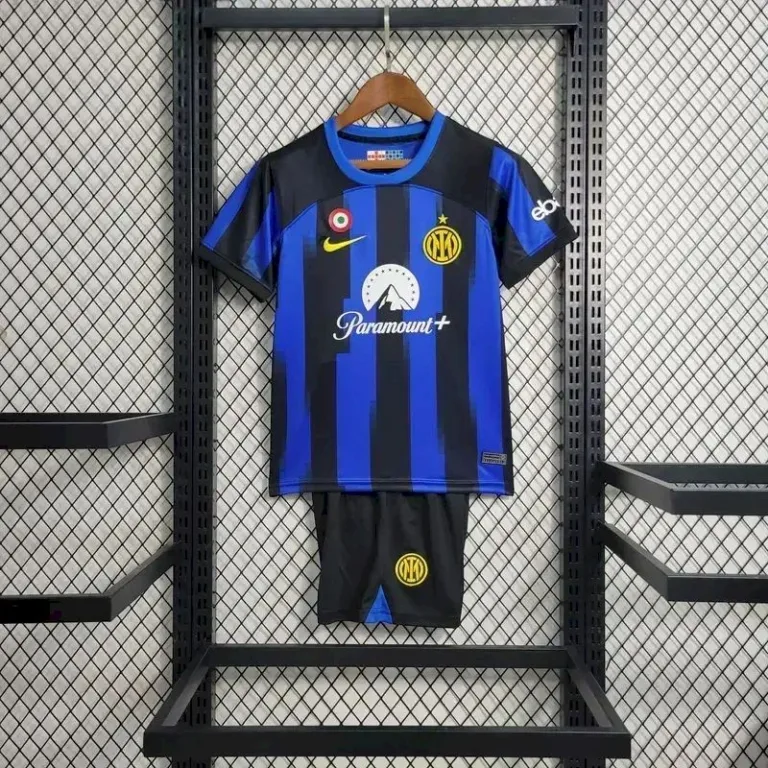 Kids Inter Milan 2023/24 Home Kit 12
