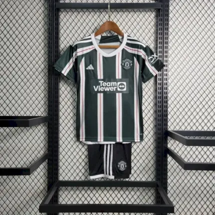 Kids Manchester United 2023/24 Away Kit 2