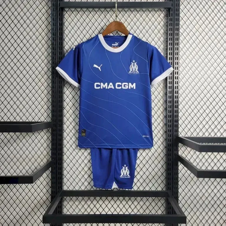 Kids Olympique Marseille 2023/24 Away Kit 2