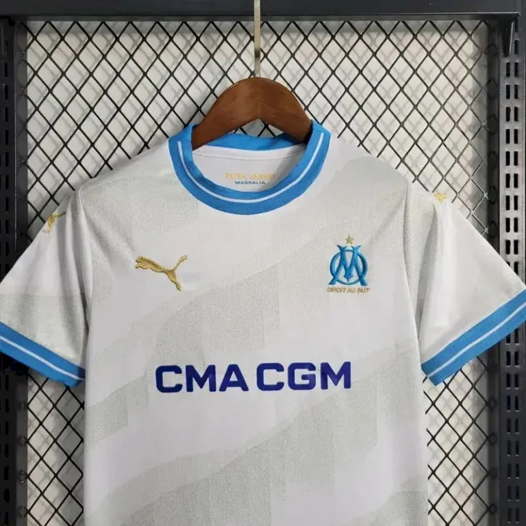 Kids Olympique Marseille 2023/24 Home Kit 1