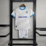 Kids Olympique Marseille 2023/24 Home Kit 2