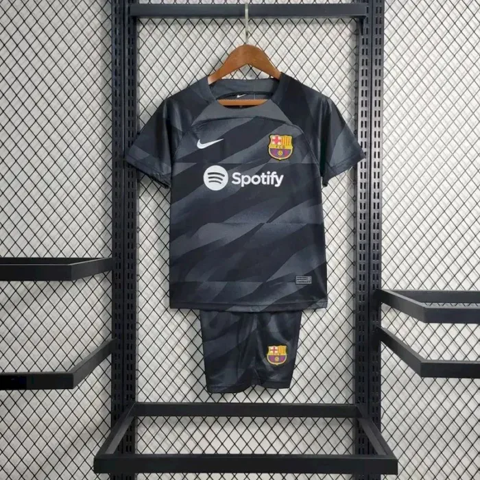 Kids Barcelona 2023/24 Goalkeeper Kit 2