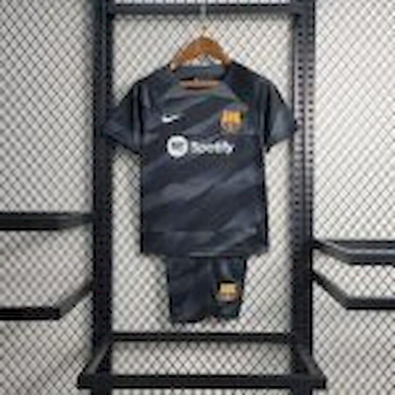 Kids Barcelona 2023/24 Goalkeeper Kit