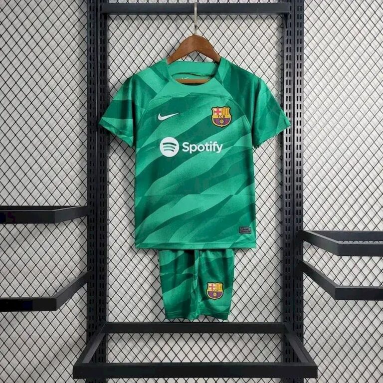 Kids Barcelona 2023/24 Goalkeeper Kit