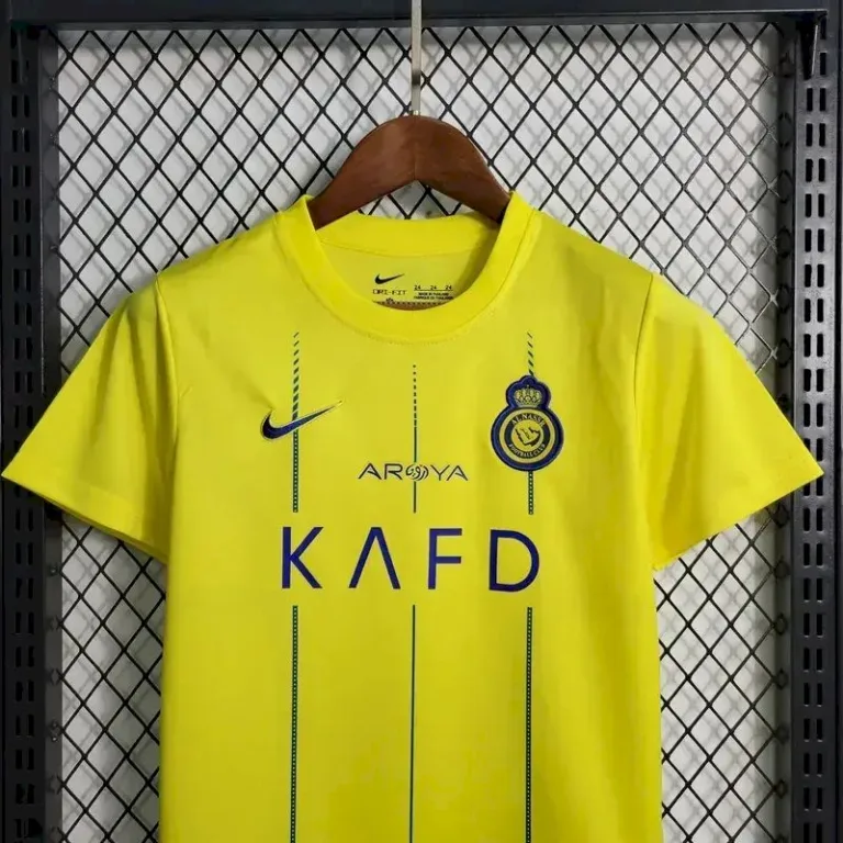 Kids Al-Nassr 2023/24 Home Kit 1