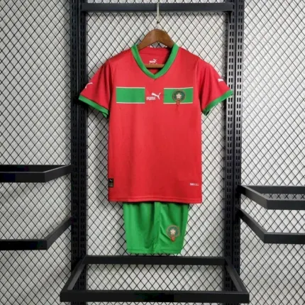 Kids Morocco 2022/23 Home Kit 8
