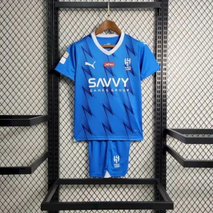 Kids Al Hilal SC 2023/24 Home Kit 13
