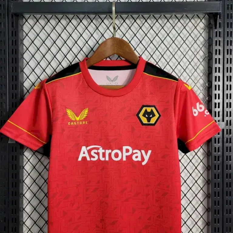 Kids Wolves 2023/24 Away Kit 1