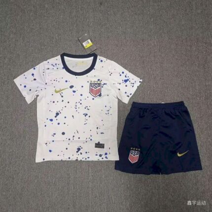 Kids USA 2023/24 Women’s Word Cup Away Kit