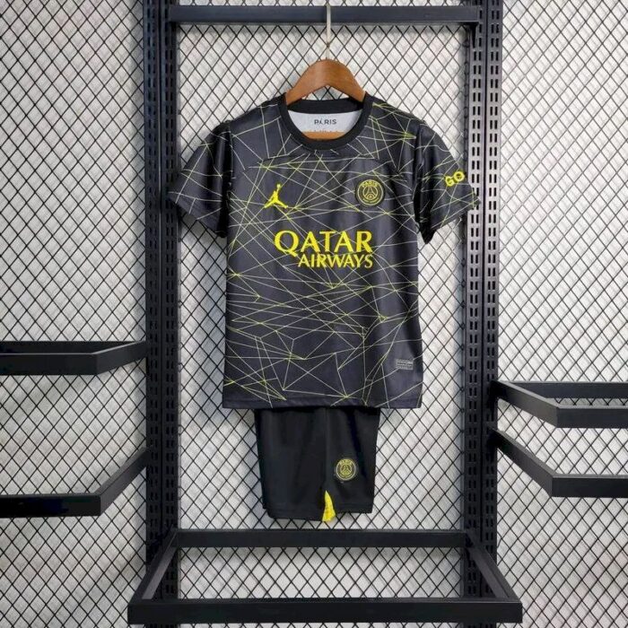 Kids Paris Saint-Germain 2022/23 Fourth Kit 13