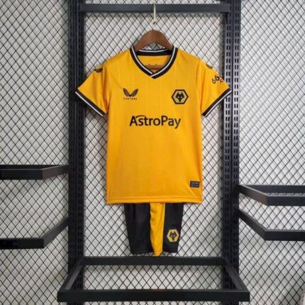 Kids Wolves 2023/24 Home Kit 8
