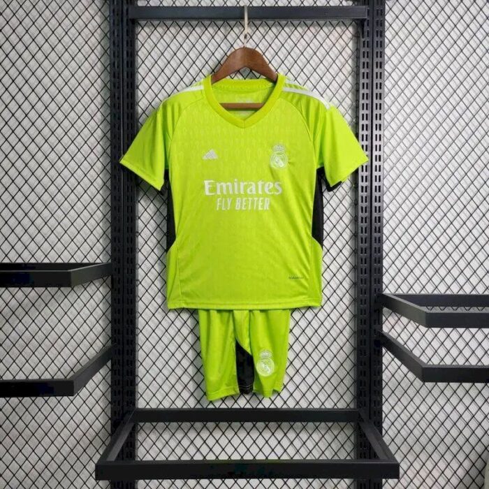 Kids Real Madrid 2023/24 Goalkeeper Kit 8