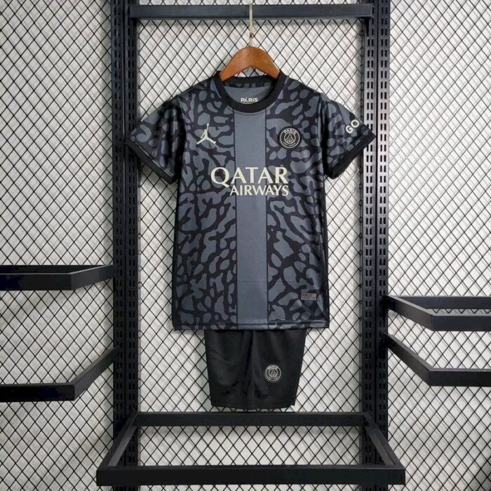 Kids Paris Saint-Germain 2023/24 Third Kit 10