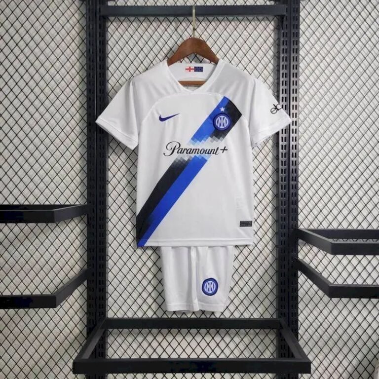 Kids Inter Milan 2023/24 Away Kit 8