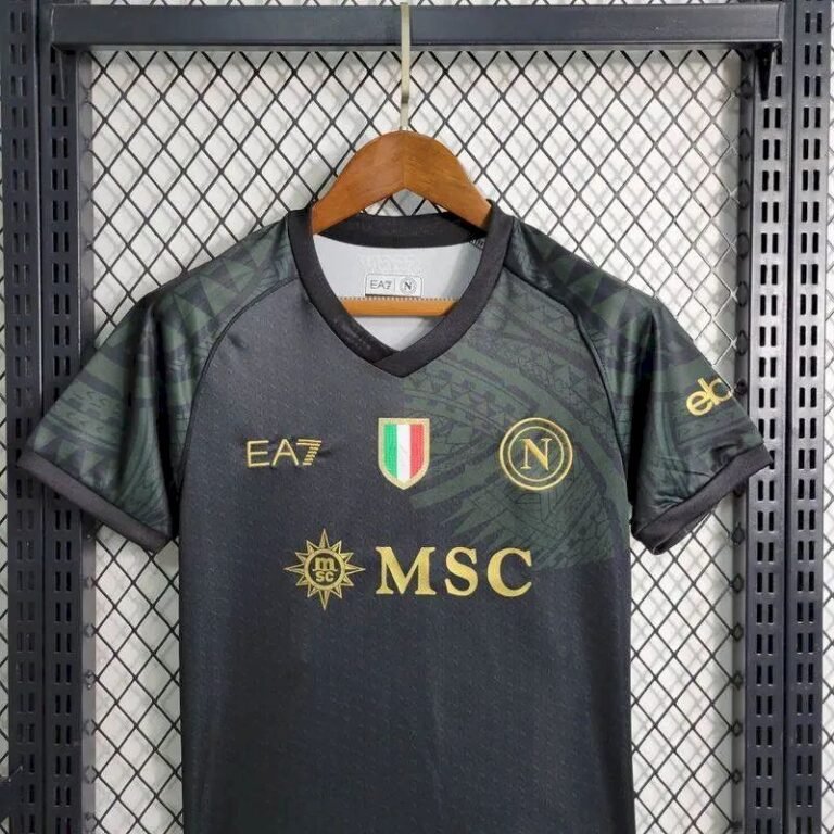 Kids Napoli 2023/24 Third Kit 1