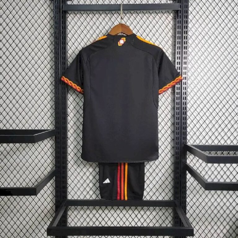 Kids AS Roma 2023/24 Away Kit 1