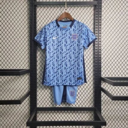 Kids England 2023/24 Women’s Word Cup Away Kit 7