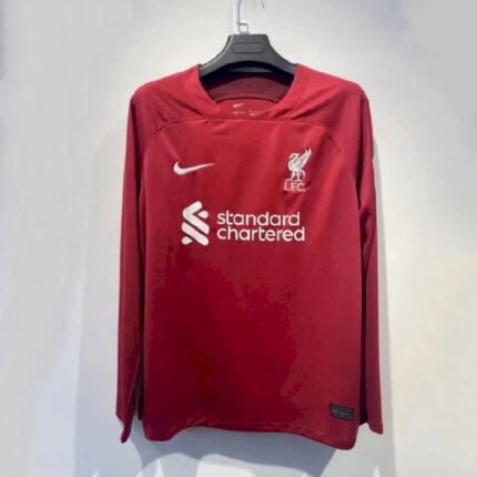 Mens Liverpool 2022/23 Home Long Sleeve Jersey