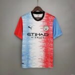 Mens Manchester City 2021/22 Pre-Match Jersey Jersey
