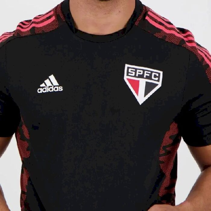 Mens Sao Paulo 2021 Black Pre-Match Jersey 2