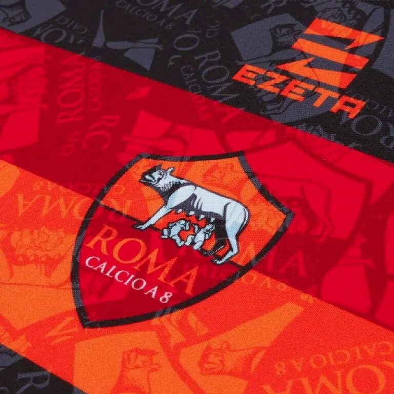 Mens AS Roma 2022/23 Away Calcio 8 Jersey 1