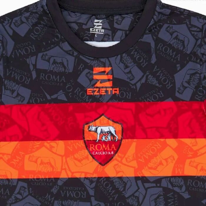 Mens AS Roma 2022/23 Away Calcio 8 Jersey 2