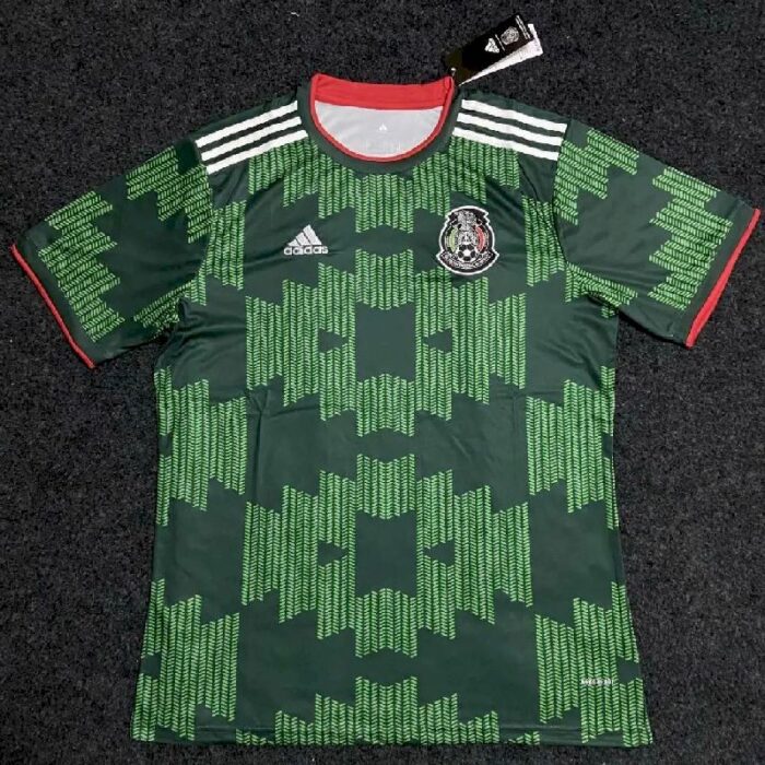 Mens Mexico 2021 Home Jersey -green 3