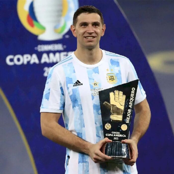 Mens Argentina 2021 Home Jersey – Campeones De America 2021 3