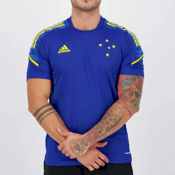 Mens Cruzeiro 2021/22 Pre-Match Jersey – Blue 2