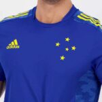 Mens Cruzeiro 2021/22 Pre-Match Jersey – Blue 3
