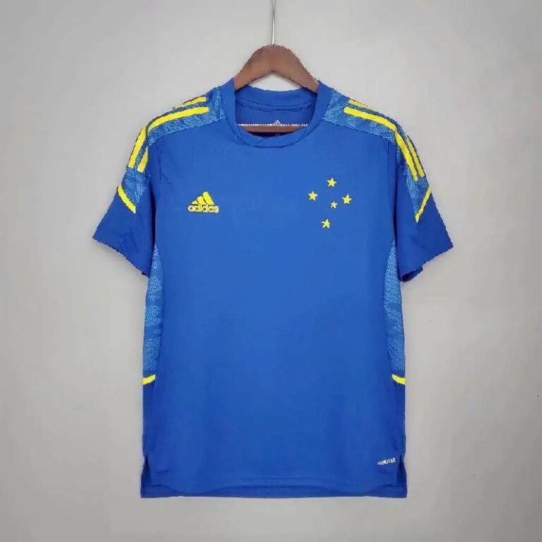 Mens Cruzeiro 2021/22 Pre-Match Jersey – Blue