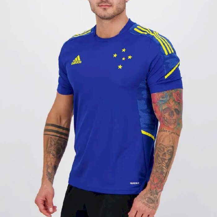 Mens Cruzeiro 2021/22 Pre-Match Jersey – Blue 4