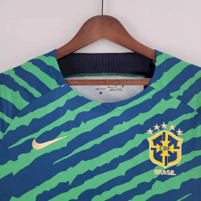 Mens Brazil 2022 Pre-Match Jersey 2