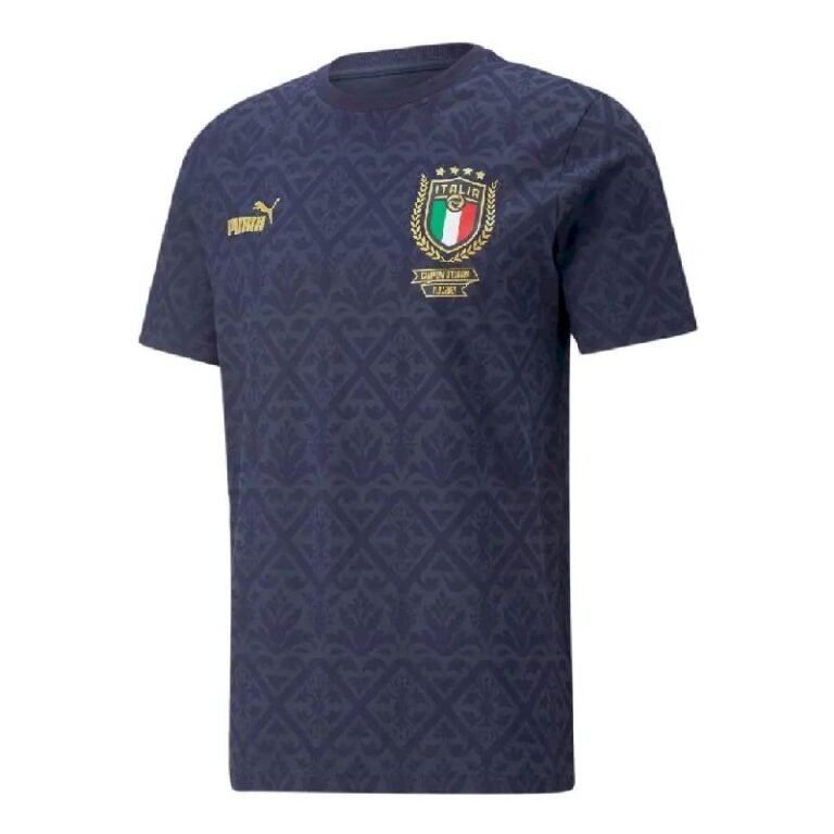 Mens Italy 2021 Figc Winner Jersey – Navy
