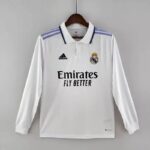 Mens Real Madrid 2022/23 Home Long Sleeve Jersey 1