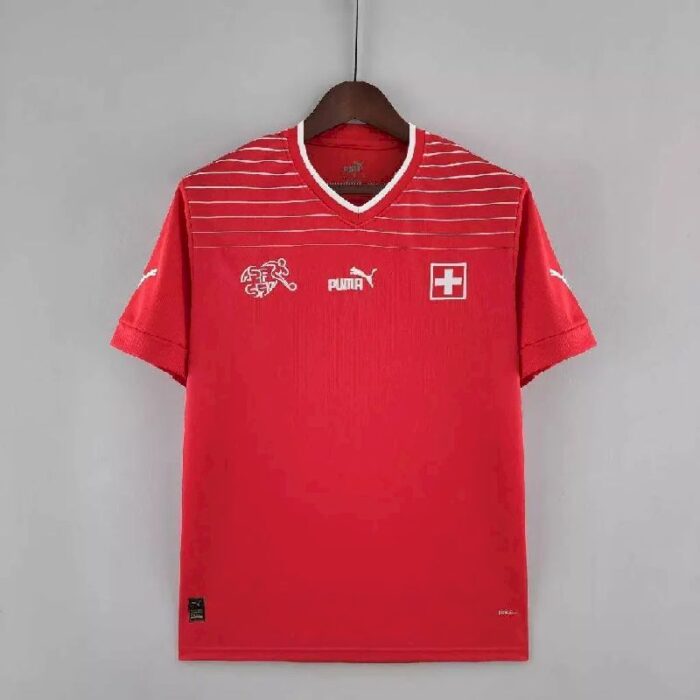 Mens Switzerland 2022 Home Jersey 2