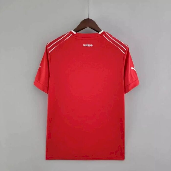 Mens Switzerland 2022 Home Jersey 3