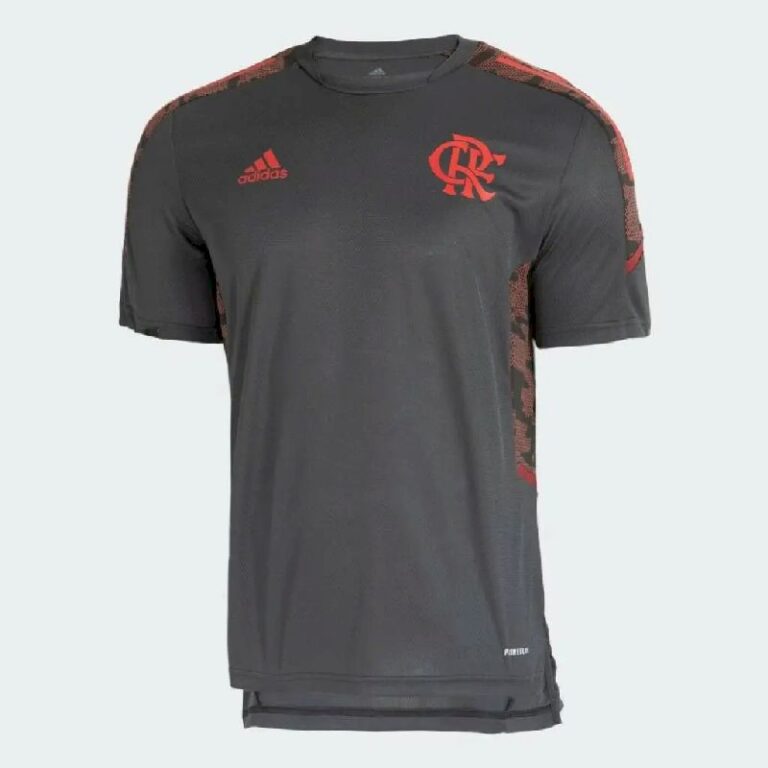 Mens Flamengo 2021 Grey Pre-Match Jersey