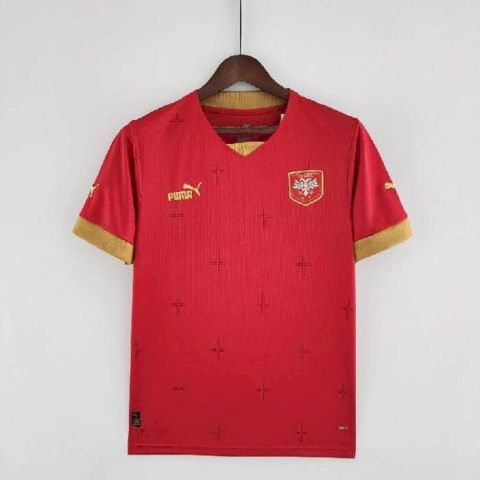 Mens Serbia 2022 Home Jersey 3