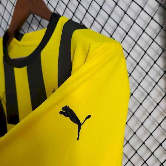 Mens Borussia Dortmund 2022/23 Home Long Sleeve Jersey 5
