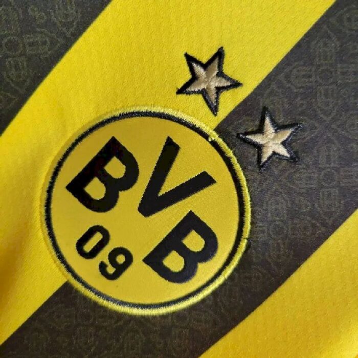 Mens Borussia Dortmund 2022/23 Home Long Sleeve Jersey 6