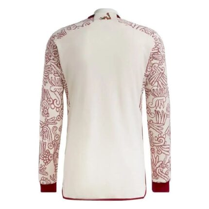 Mens Mexico 2022 Long Sleeve Away Jersey 1