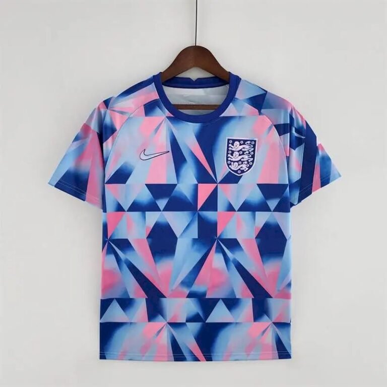 Mens England 2022 Pre-Match Wear Geometric Pattern